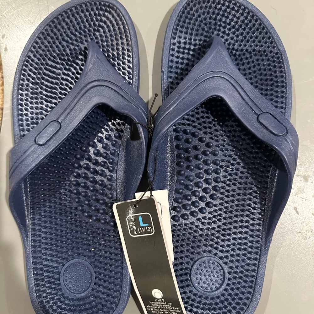 Blue Men's Flip-Flops